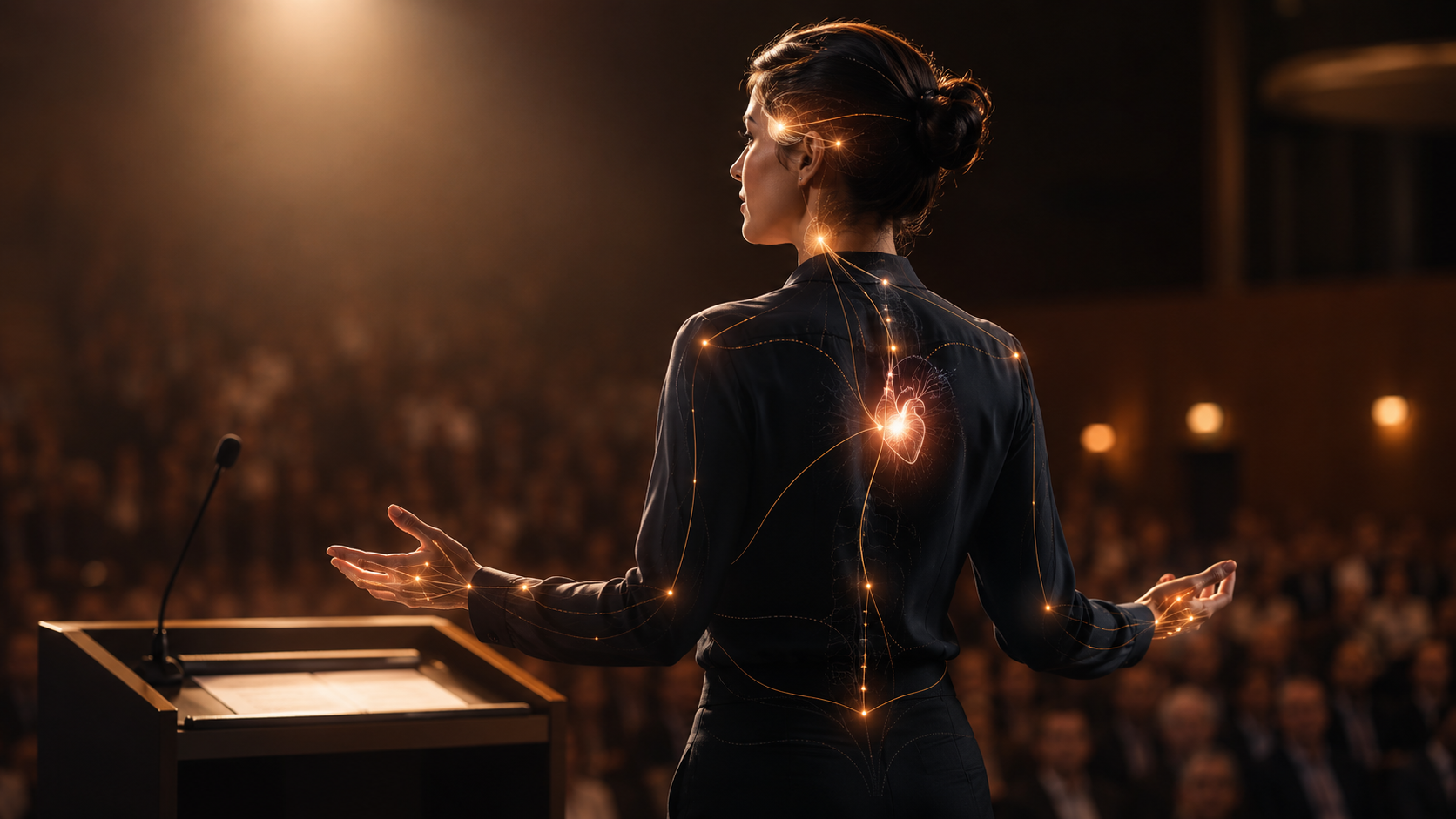 Comment vaincre le trac le corps avec des points lumineux